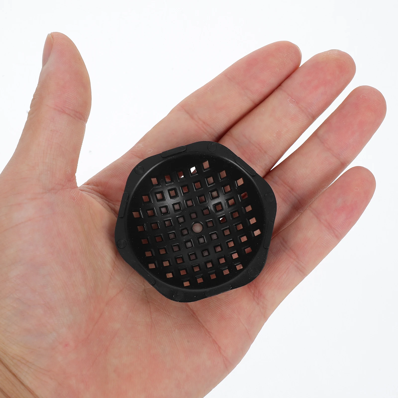 20 قطعة وعاء الزهور وسادة الصرف 5.6 سنتيمتر شبكة مستديرة للمزارعين بونساي الأواني عالية الكثافة البلاستيك أسفل ثقب تصفية حصيرة حديقة أداة #1