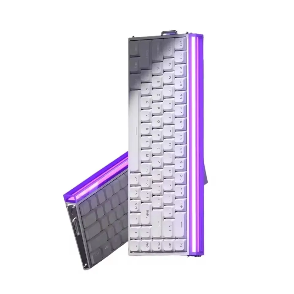 AULA Hero68 Mini Wired Gaming Keyboard All-aluminum Magnetic Switch 0.01RT 8KHz 0.125ms Hot Swap RGB Esports Mechanical Keyboard