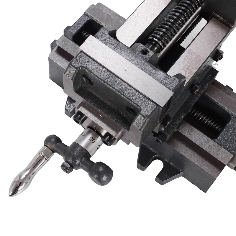 Imagem -02 - Precisão Cross Vise Heavy Duty Vise 2-way Mobile Vise Banco de Trabalho Perfuração e Fresadora Alicadores Cruzados Especiais 4