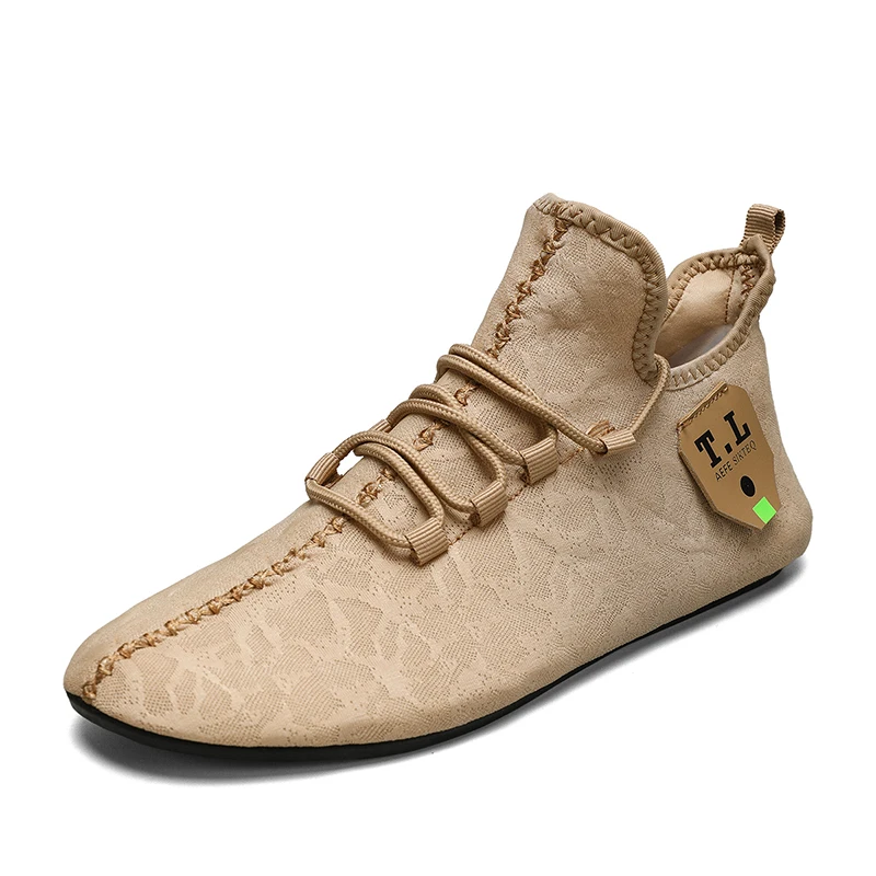 Maedef Sommer Herren schuhe Mesh weiche bequeme hochwertige Wohnungen Walking Man Schuhe Outdoor atmungsaktive Anti-Rutsch-Freizeit schuhe – Detail 5
