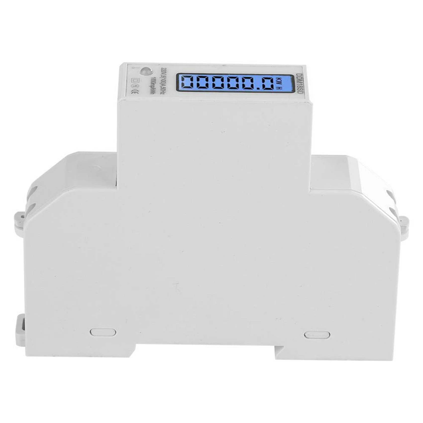 ABUL-2X 5-100A 220V Energy Meter Single Phase RS485 MODBUS Protocol LCD Backlit Display Din Rail Watt Meter Energy Meter