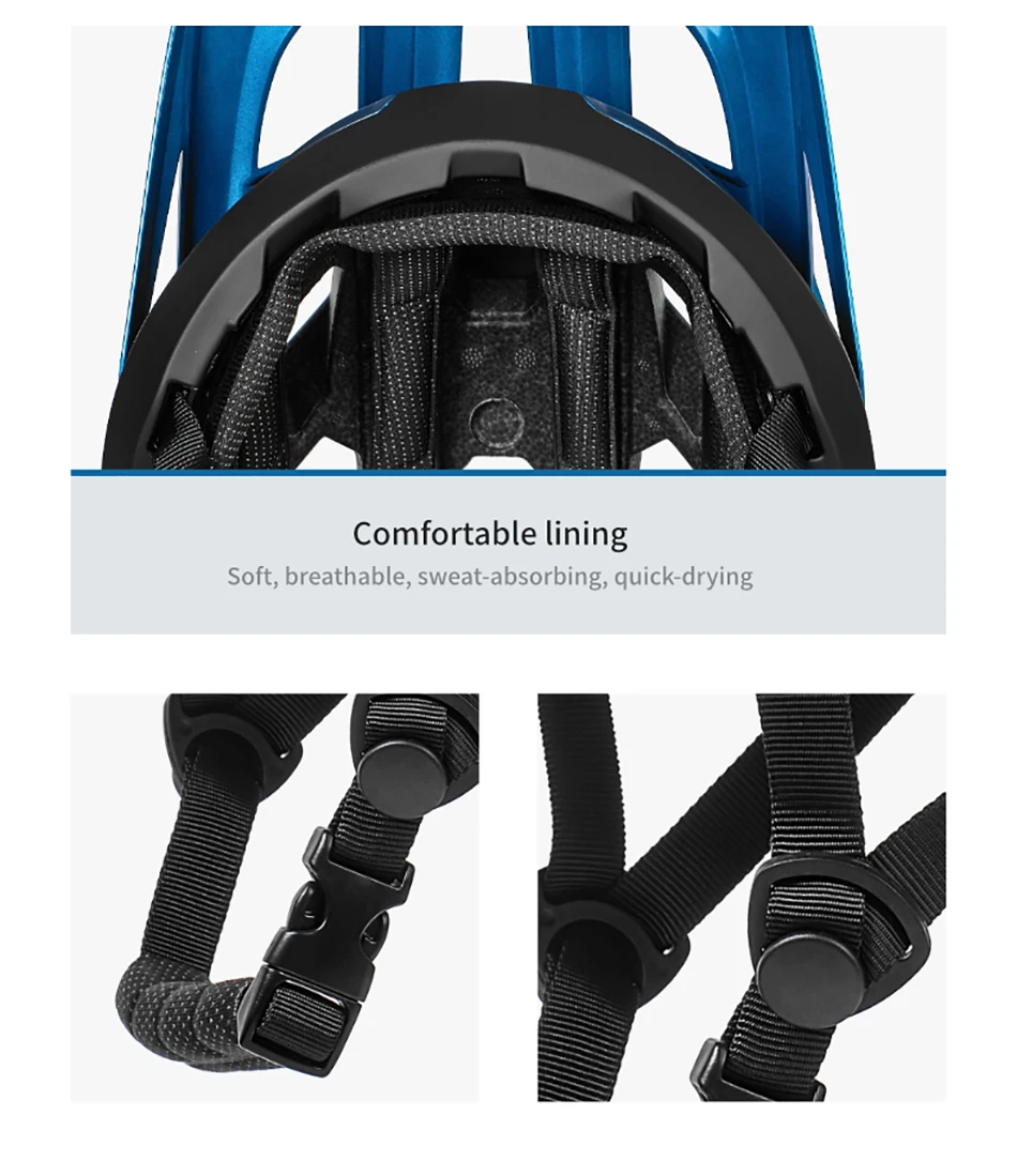 BATFOX Fahrradhelm für Herren und Damen Hochwertiger Integral-geformter Radsport-MTB-Fahrradhelm Straßen- und Mountainbike-Helme Casco Bicicleta – Detail 33