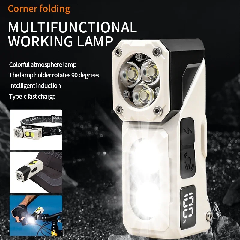 lampada-magnetica-multifuncional-4-em-1-para-canto-com-clipe-para-capacete-mini-luz-com-indicador-de-nivel-de-bateria-tres-cores-disponiveis