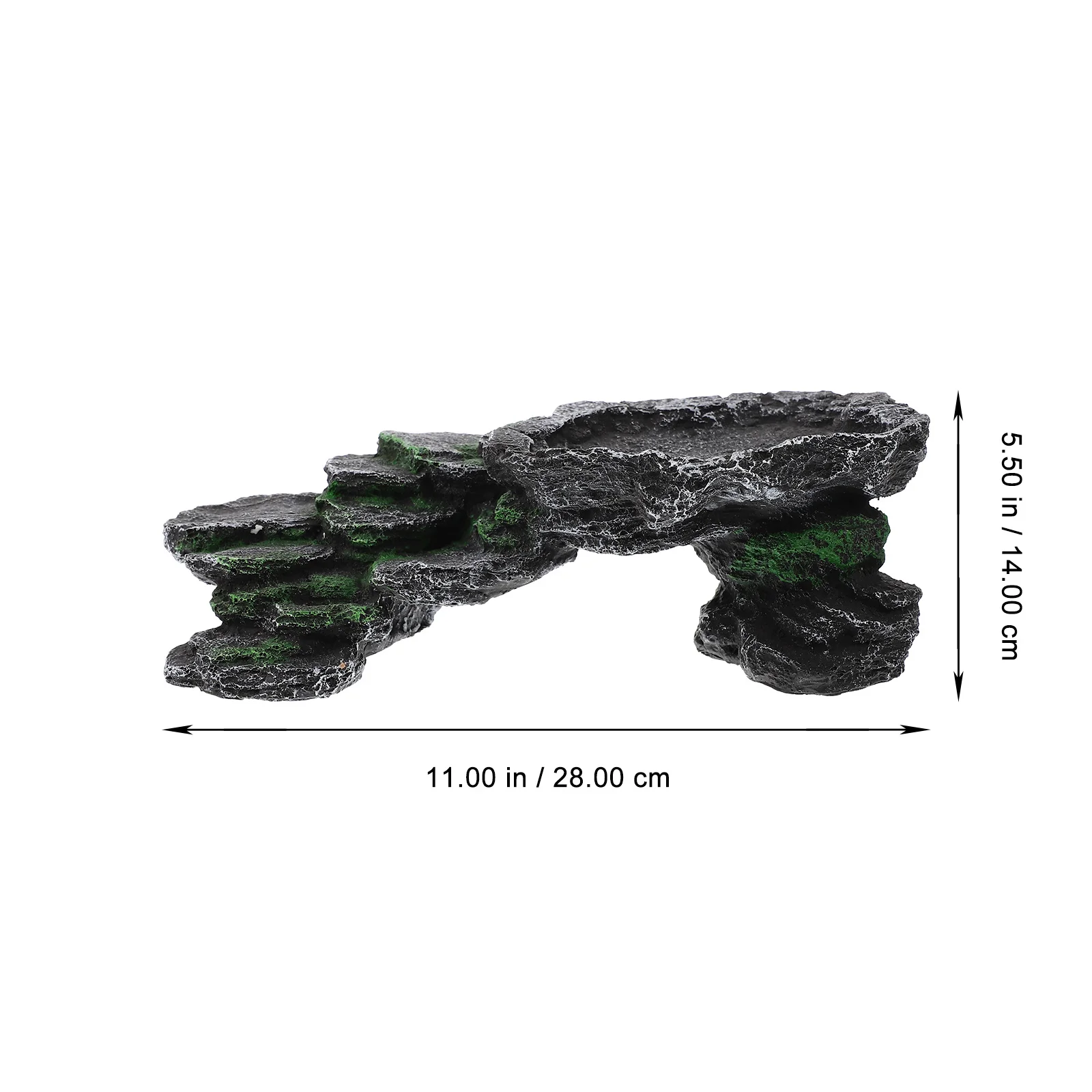 

Pet Hiding House Resin Basking Platform For Turtle Reptile Tank Supply Tortoise Habitat Aquarium Decor Ornament