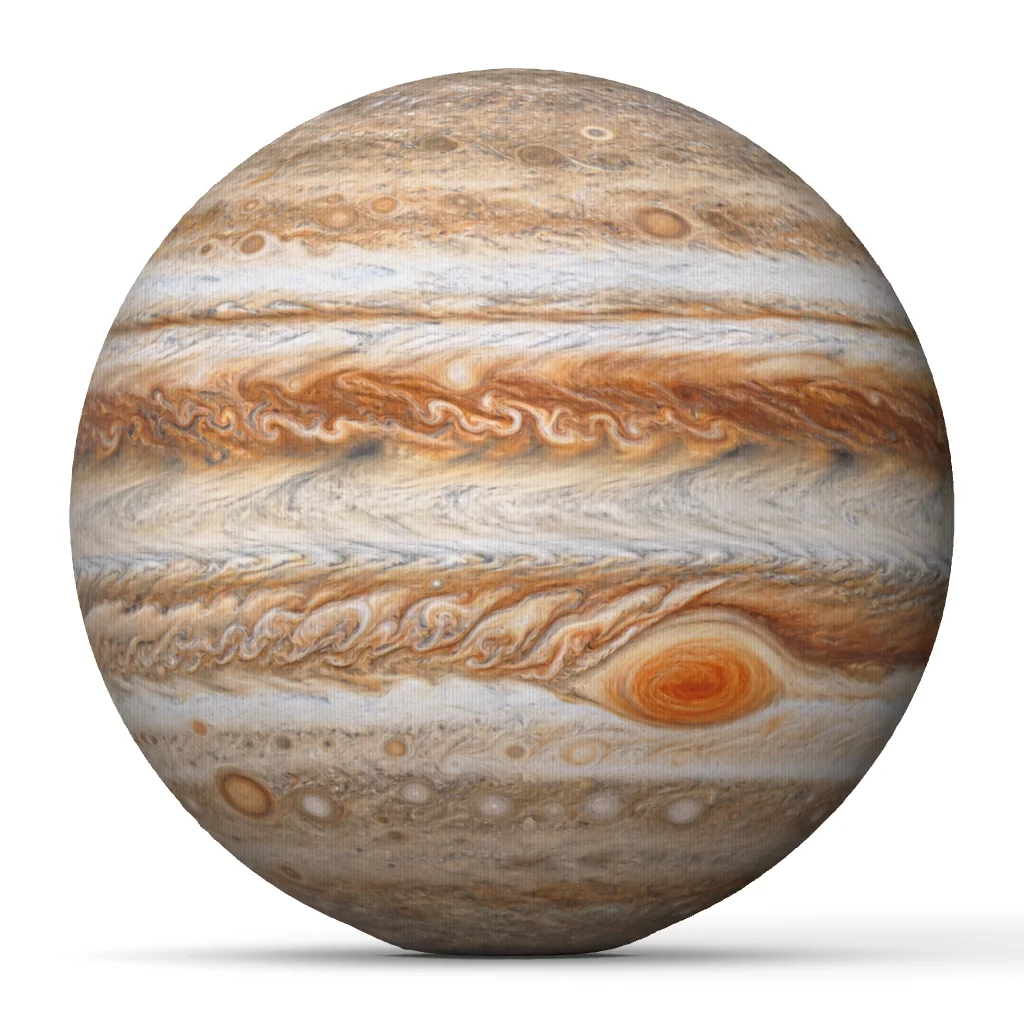 Jupiter Planet Shaped Throw Pillow Gas Giant Cushion Solar System Space Home Decor for Sofa Astronomy Gift for Space Lovers