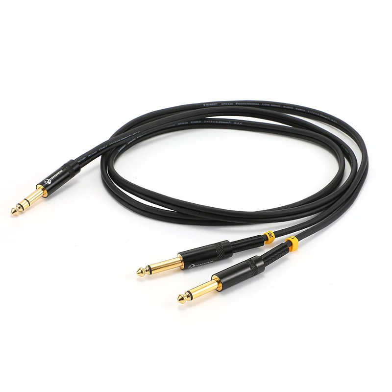 AVSSZ 2 4 Core Audio Cable OFC XLR RCA Audio Speaker Signal Cable Mono Stereo Single Double Row Cables 3.5 PC Headphone Earphone