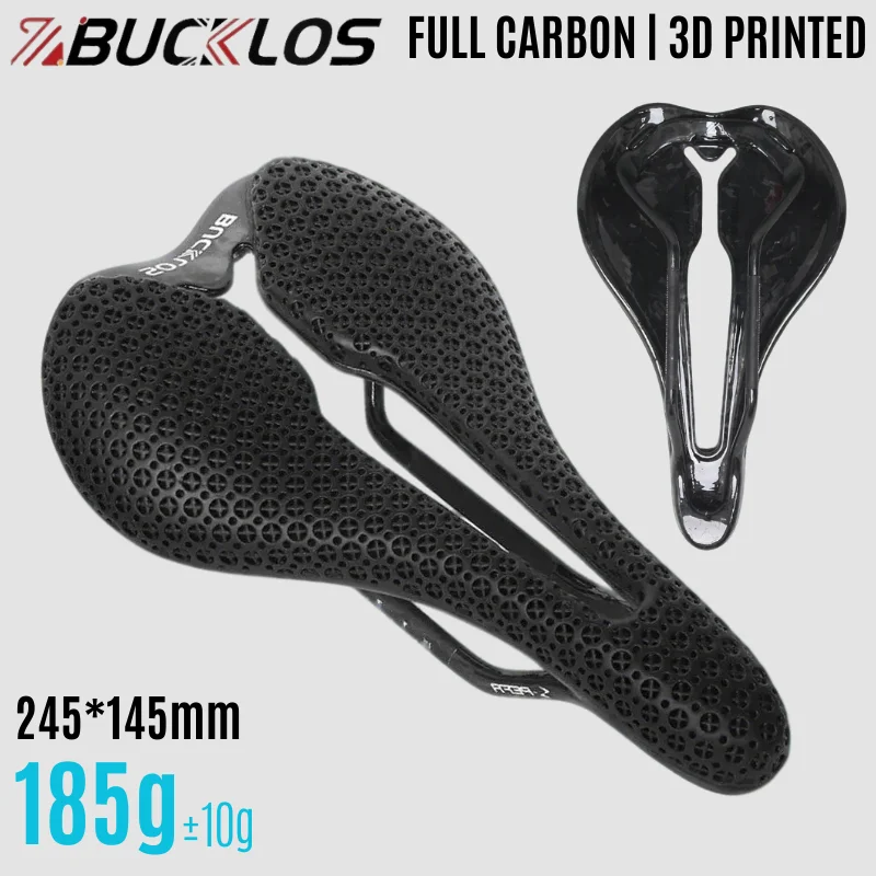 

BUCKLOS 3D Printed MTB Saddle Carbon Bike Seat Cushion Ultralight Hollow Road Racing Bicycle Saddle Chair Ultralight Cycle Part