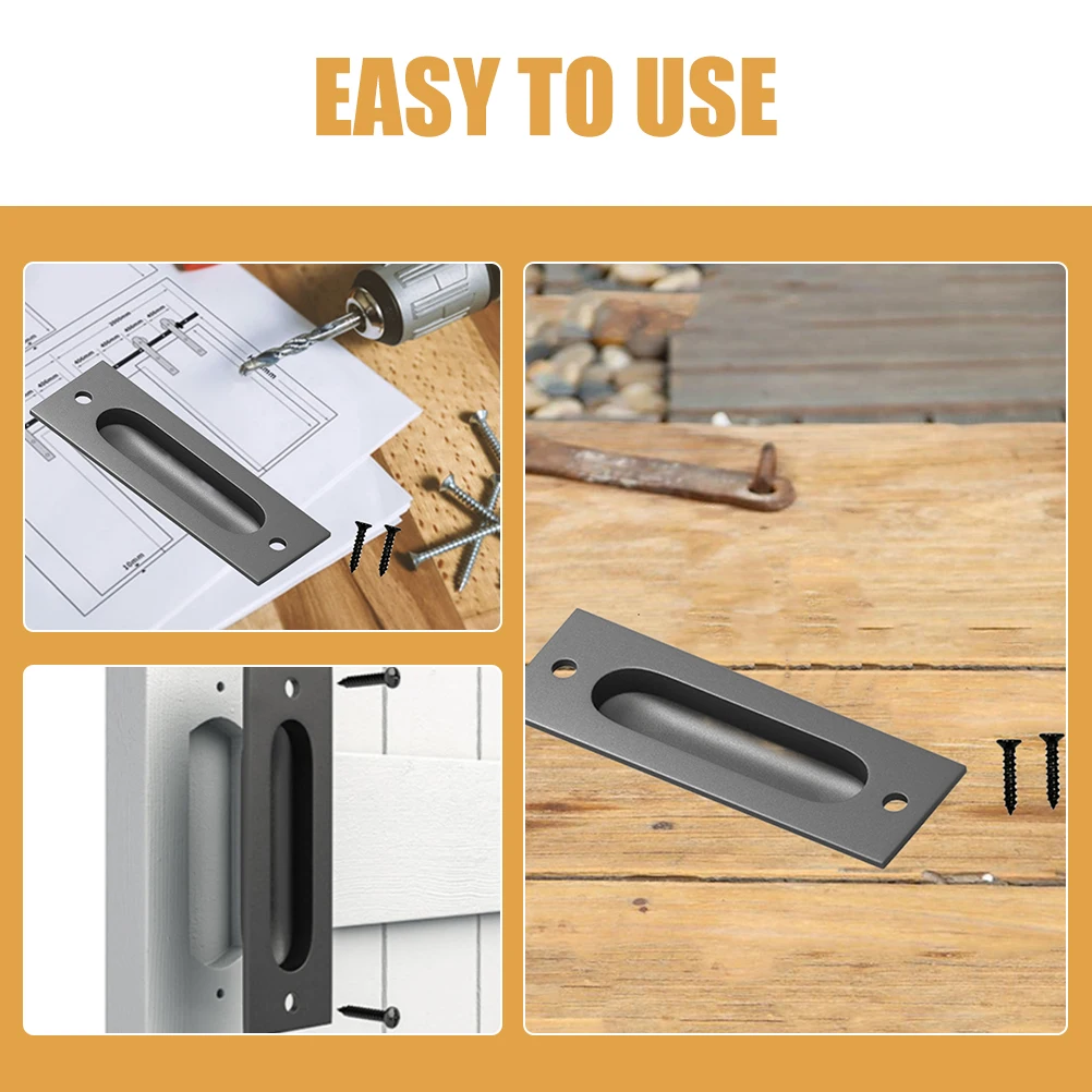 

Barn Hidden Pull Stainless Steel 201 Recessed Cabinet Grips Concealed Pocket Door Pull Handle Pocket Door Handle