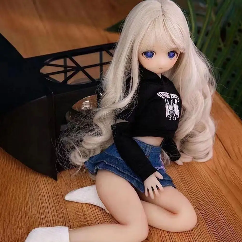 

Аниме лицо кукла принцессы 40 см красочные волосы пластиковый шарнир подвижный DIY с одеждой обувь детский подарок на день рождения игрушка