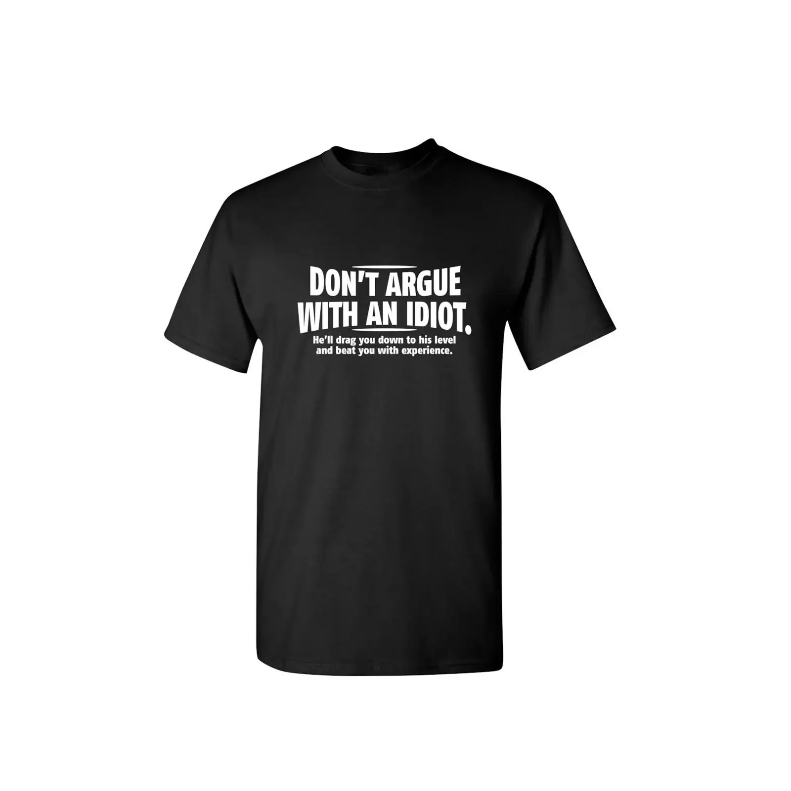 Don't Argue With An Idiot T Shirt Sarcastic Humor  vintage Washed Versatile graphic Top For Everyday Wear streetwear Soft