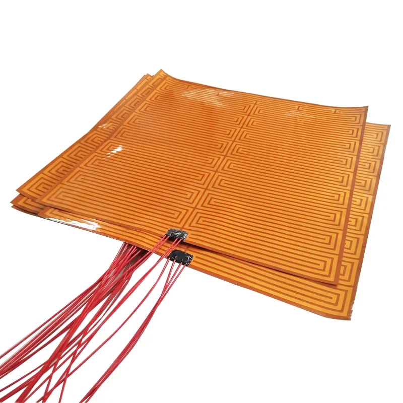 400x400mm 12V Polyimide Film Flexible Electric Heater