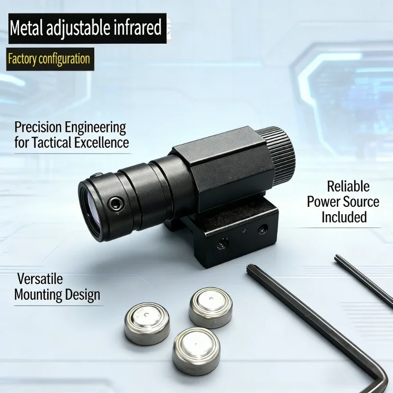 Adjustable Mini 805 Red Laser Sight, Red Dot Pointer, 11mm/20mm Rail, Tactical Sight for Rifle Pistol Hunting