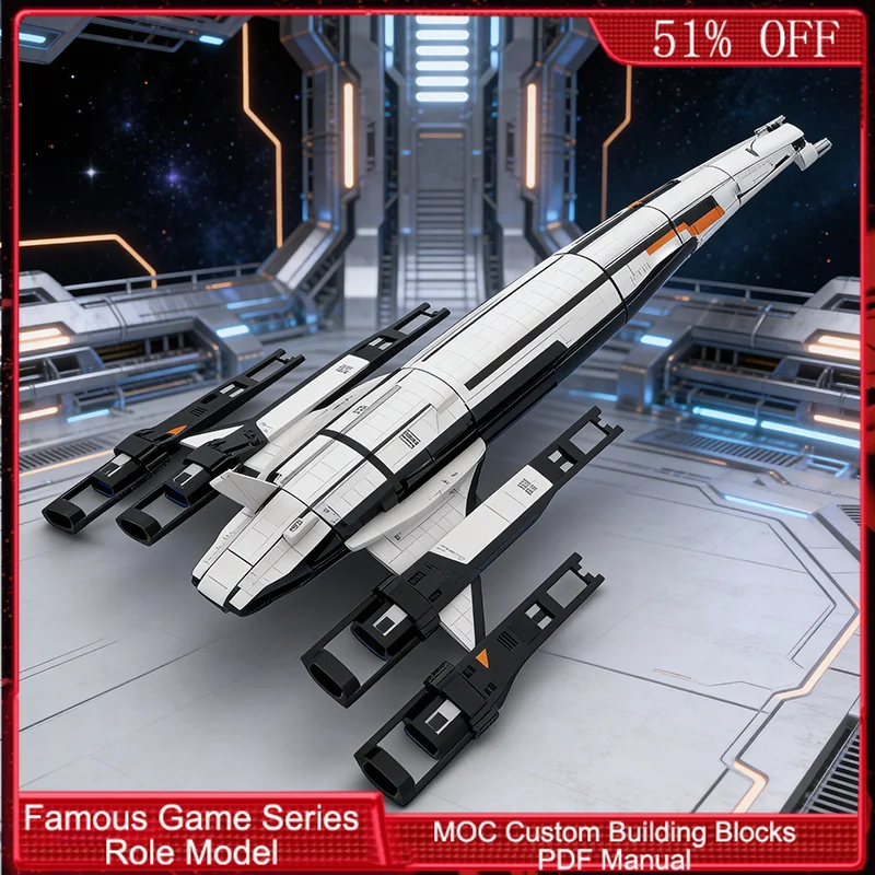 3884 PCS Warplane Sci-Fi Stealth Assault Starship MOC Customize Modular Building Block Popular Technology DIY Festival Toy Gift