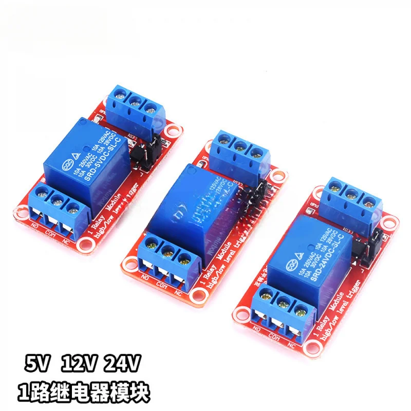 Relay Module 2/4/8 Channel 5V 12V 24V DC, Opto-Isolated High/Low Level Trigger for Home Automation IoT,SL26104
