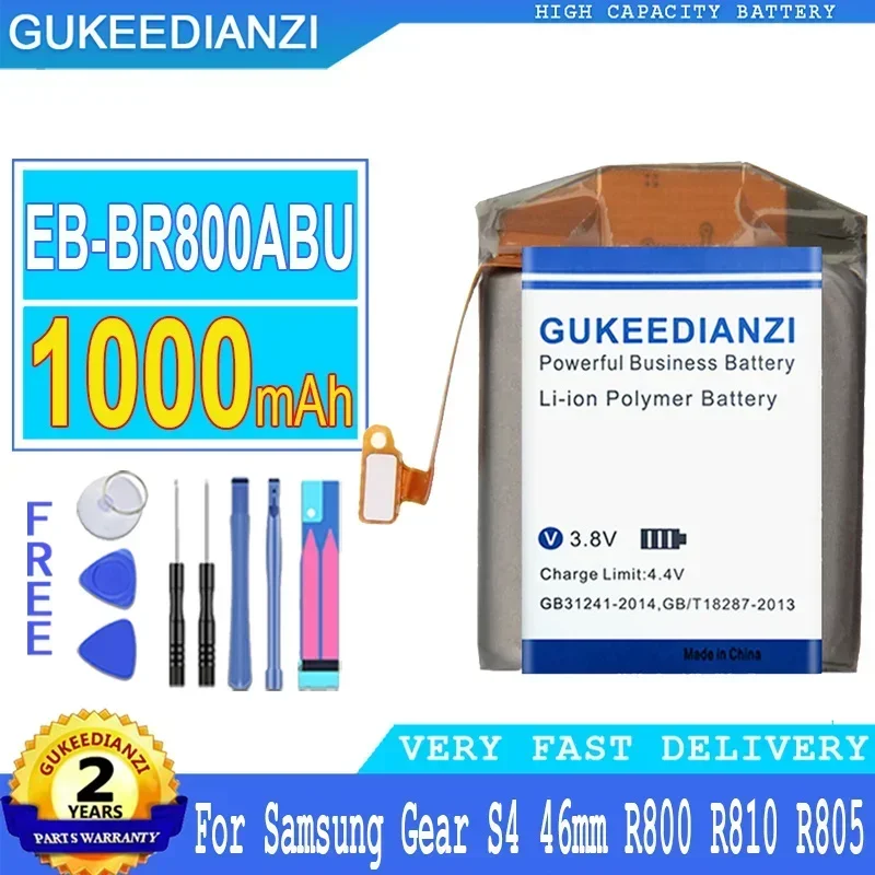 High Capacity Mobile Phone Battery 1000mAh For Samsung Gear Buds Plus EP-QR170 EB-BR170 S4 42mm 46mm SM-R800 SM-R810 SM-R805