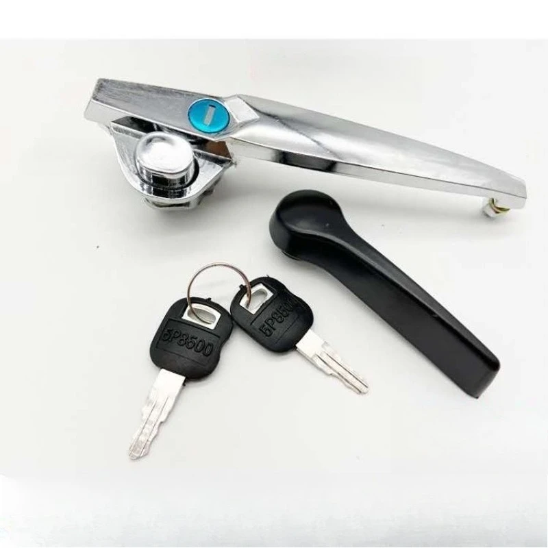 Excavator Door Lock Accessories for CAT E200B 70B 120B Cab Lock Assembly Lock Block Inside and Outside Handle