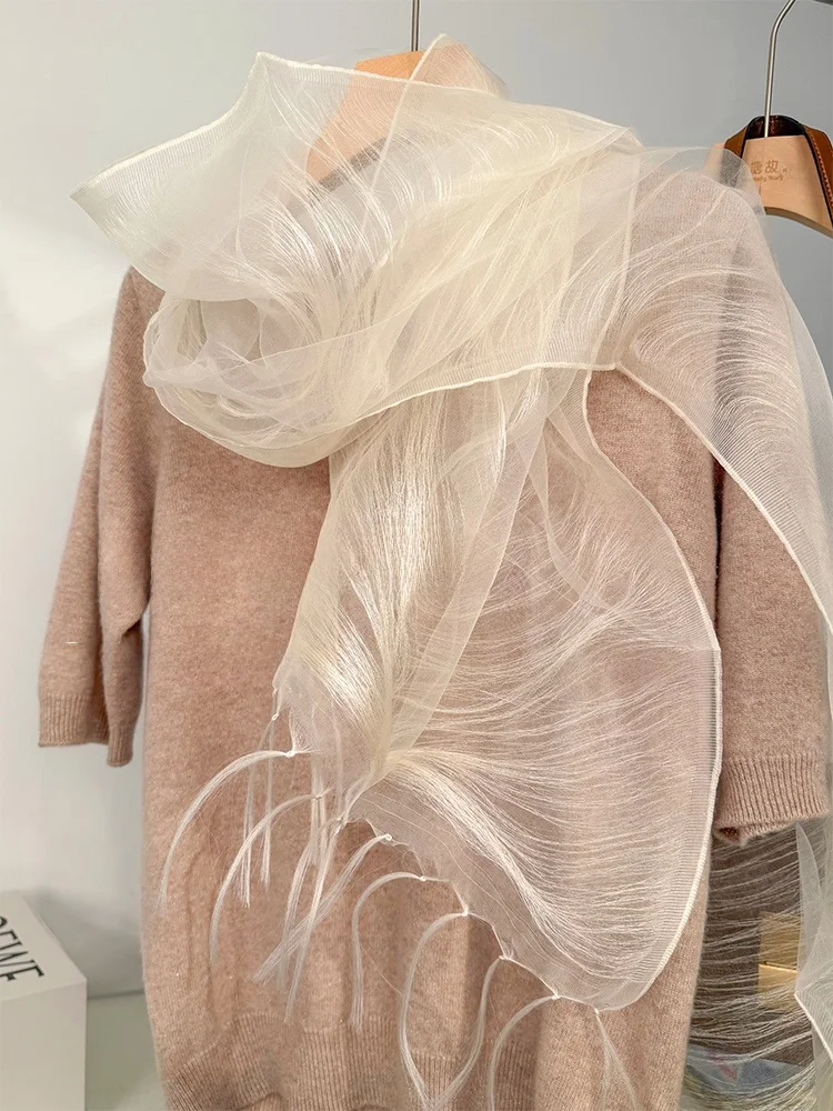 elegant-pure-color-silk-scarf-women's-spring-summer-long-sunscreen-shawl-shoulder-wrap-korean-style-multifunctional-scarf