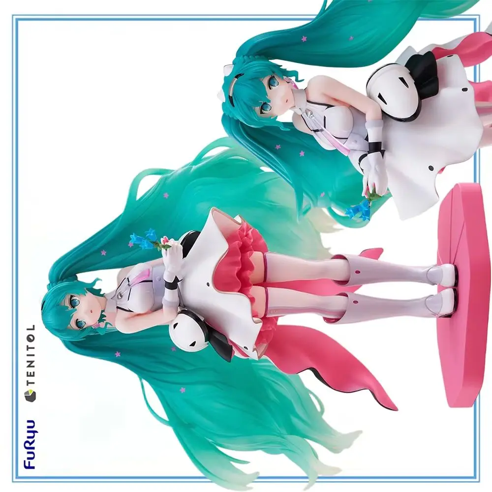 

100% Original FuRyu Tenitol Vocaloid Hatsune Miku Galaxy Live Ver. Anime Figure Collection Series Model Decoration Garage Kit