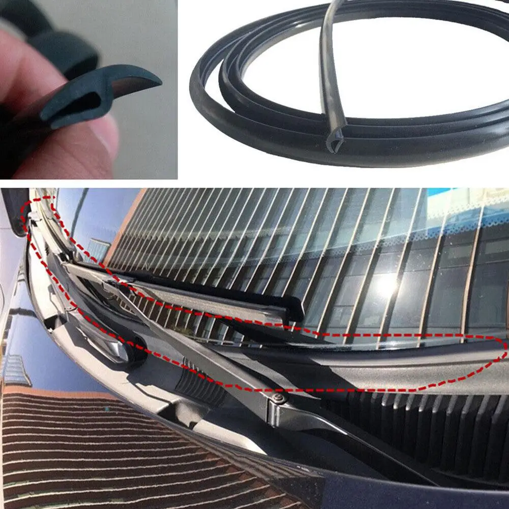 Tira de sellado de moldura de Panel de parabrisas de coche, pegatina para BMW E46, E90, E60, E39, E36, E30, E87, E34, E92, E91, R50, R56, R60, F55,