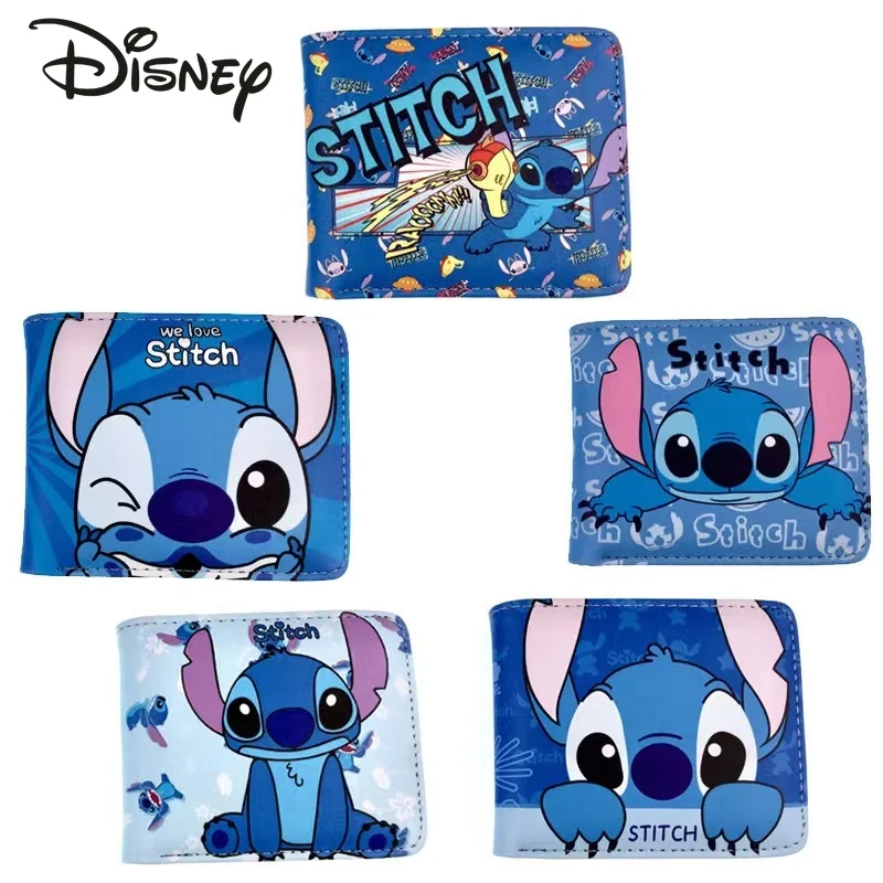 

Disney Stitch New Children's Wallet Cartoon Boys and Girls' Zero Wallet Large Capacity Children's Zero Wallet Cute Card Bag