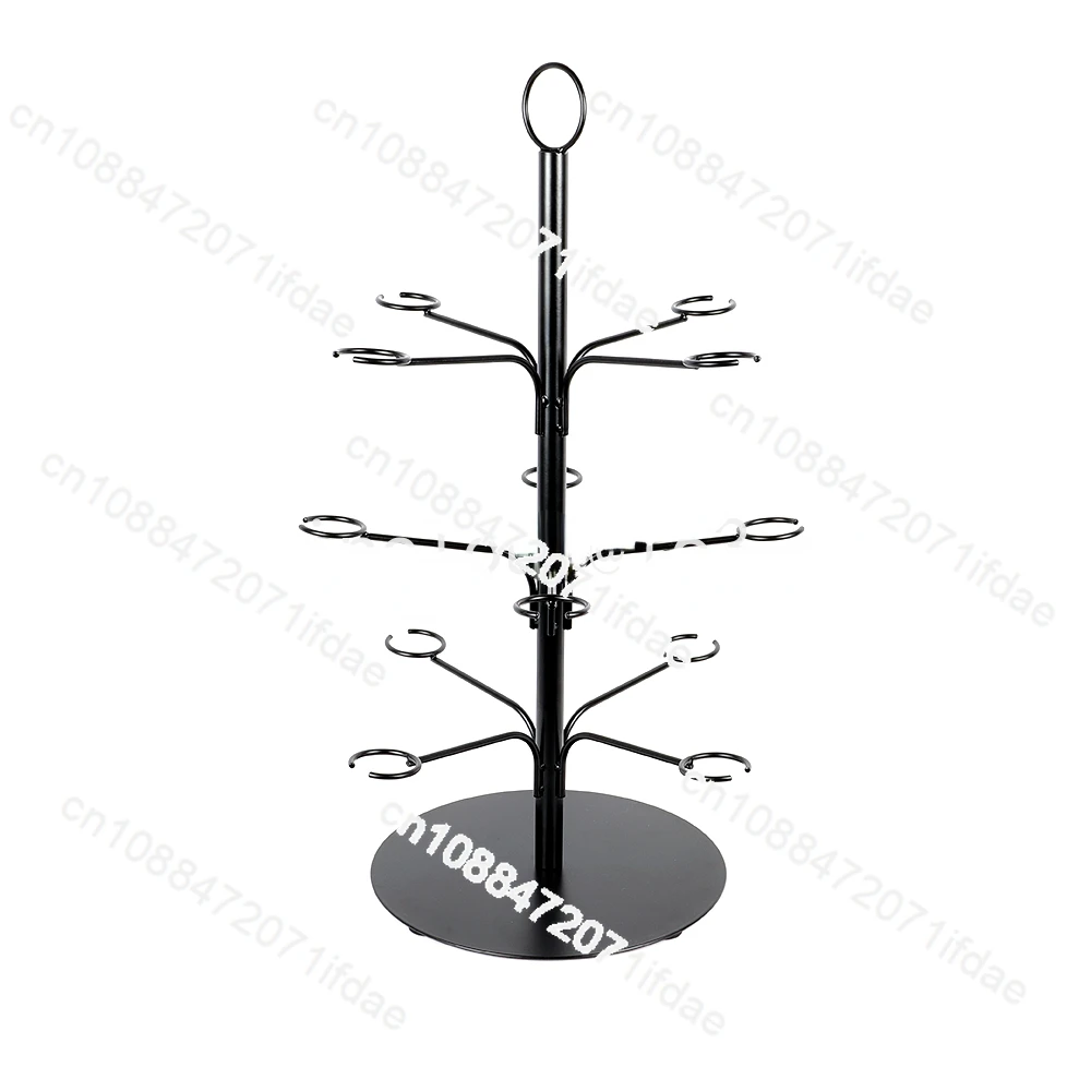 INTELLIGENT 3 Tier Wine Glass Holder Freestanding Tabletop Storage Rack Cocktail Glass Tree Display Stand