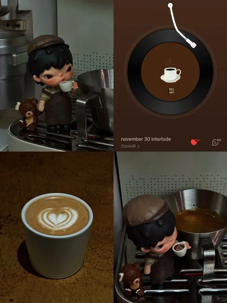 POPMART ฮิโรโนะ คอฟฟี่ ฮังก้า แฮงกิ้งการ์ด ซุปเปอร์ไพร์ซ์ น่ารัก ของขวัญวันเกิดสำหรับสาวๆ รุ่นลิมิเต็ดอิดิชั่น ประสบการณ์ไม่เหมือนใคร