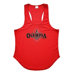 Kamizelka do biegania mężczyźni Fitness Y powrót Stringer Tanktop letnia odzież sportowa letnia siatkowa kamizelka sportowa mężczyźni kulturystyka koszulka bez rękawów