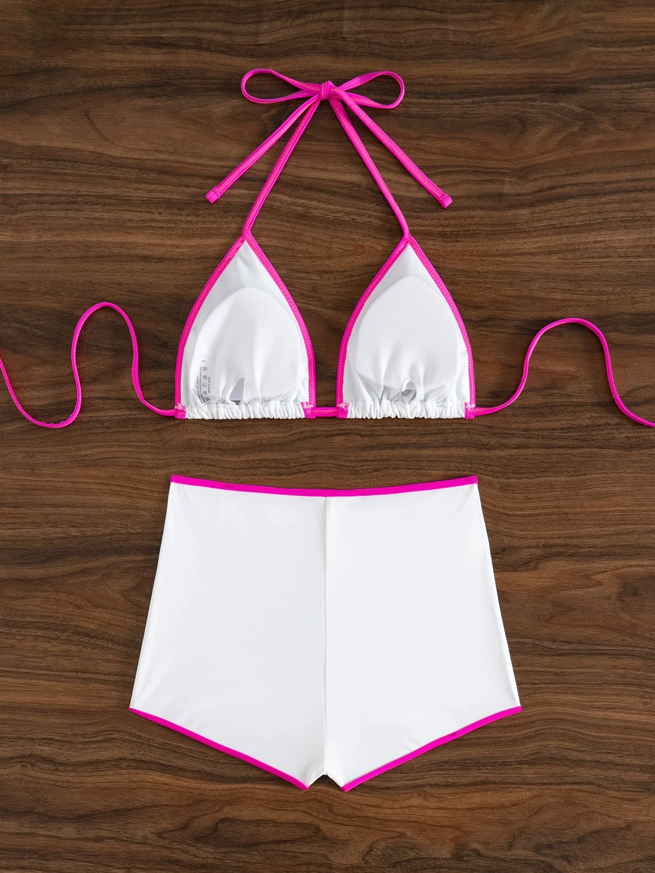 DEKA 2 Piece Tankini 세트 홀터 비키니 팬티 수영복 여성 여름 비치웨어 푸시 업 투피스 Tankini 수영복 반바지 비치