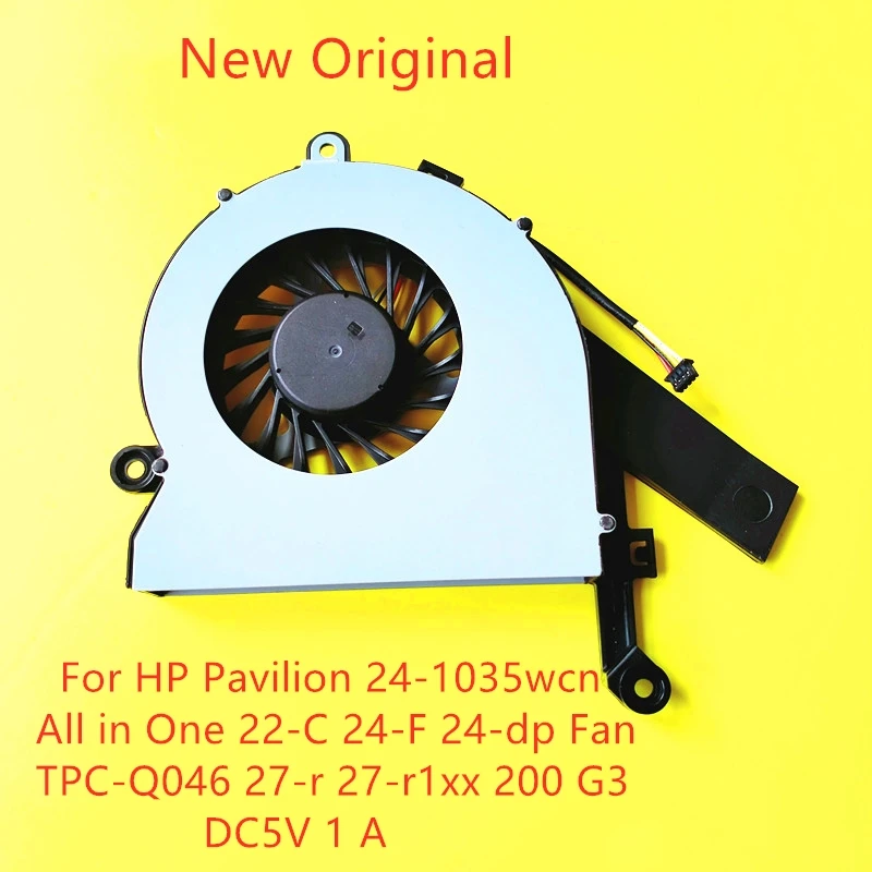 

New Original Laptop CPU Cooling Fan For HP Pavilion 24-1035wcn All in One 22-C 24-F 24-dp Fan TPC-Q046 27-r 27-r1xx 200 G3 Fan