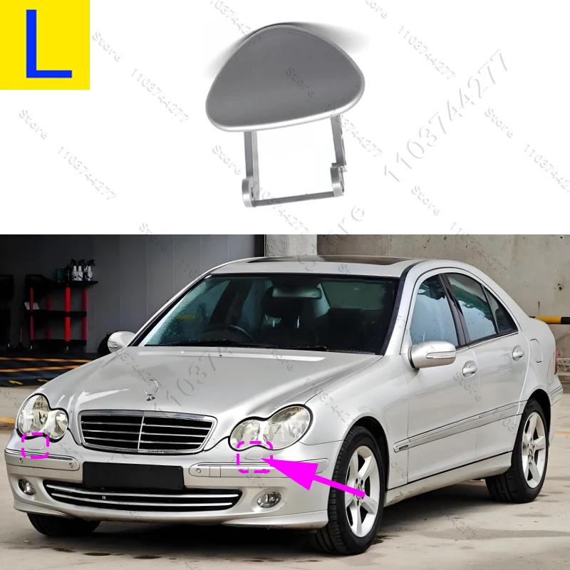 Für 2001–2007 Mercedes-Benz C230 C240 C280 C320 C350, C32 AMG (W203) Scheinwerferwaschdüsen-Abdeckkappe 2038800705 2038800805 – Detail 7
