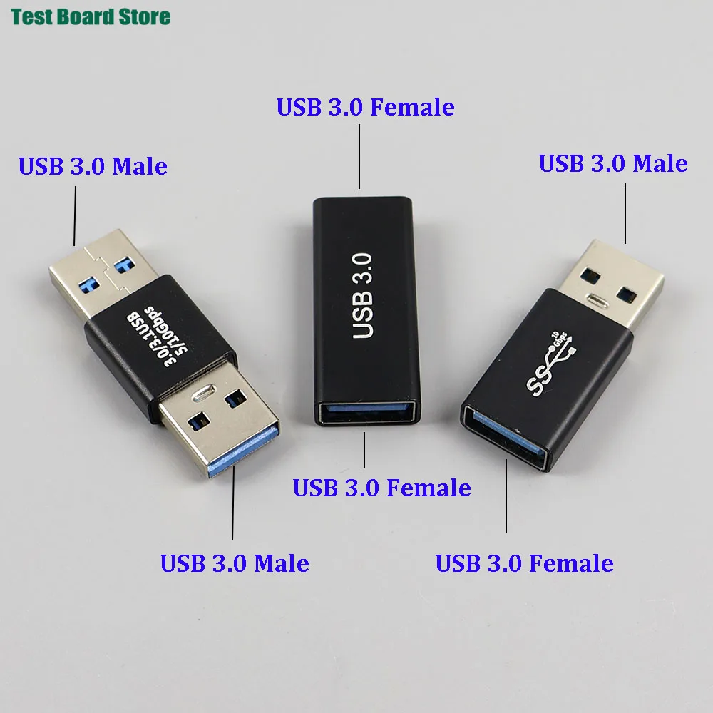 3-types USB 3.0-adapter Man-vrouw Vrouw-vrouw Man-vrouw Converter Koppeling Wisselaar Connector Duurzaam voor pc-laptop