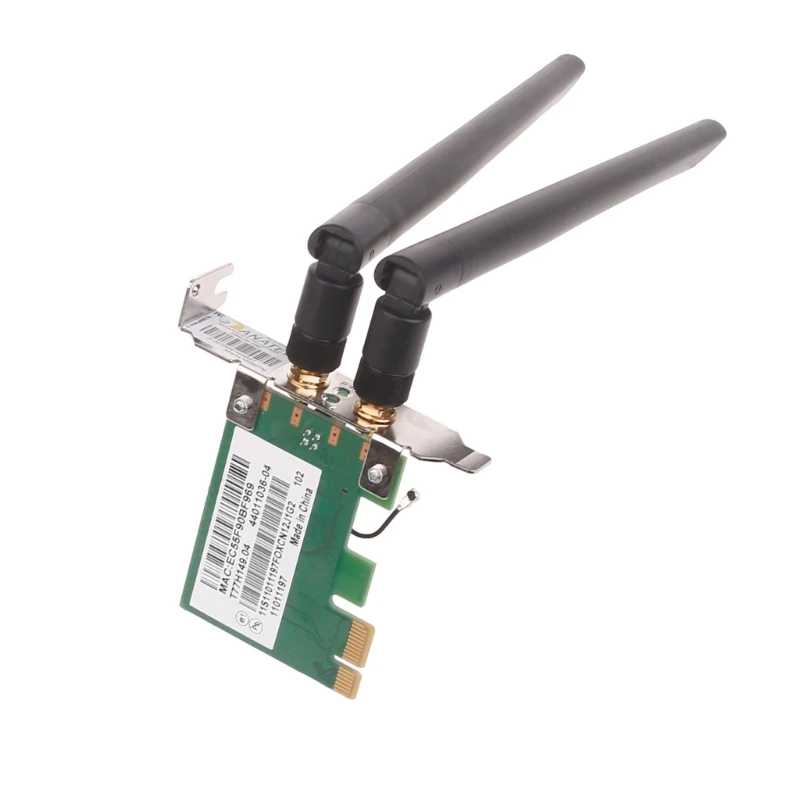 300Mbps AR9280 2.4 & 5 グラム PCIE 1x 4x 16x 802.11abgn WiFi ネットワークカード PCIexpress PCIe WIFI カードデスクトップ PC ドロップシップ