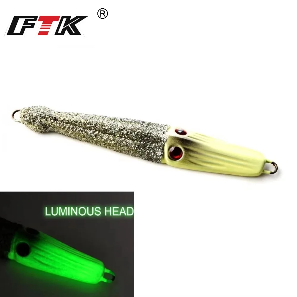 ftk-205g-230g-gabarito-luminoso-isca-de-pesca-maritima-olhos-3d-145-155mm-profundo-lento-jigging-pesca-metal-duro-isca-artificial-agua-salgada