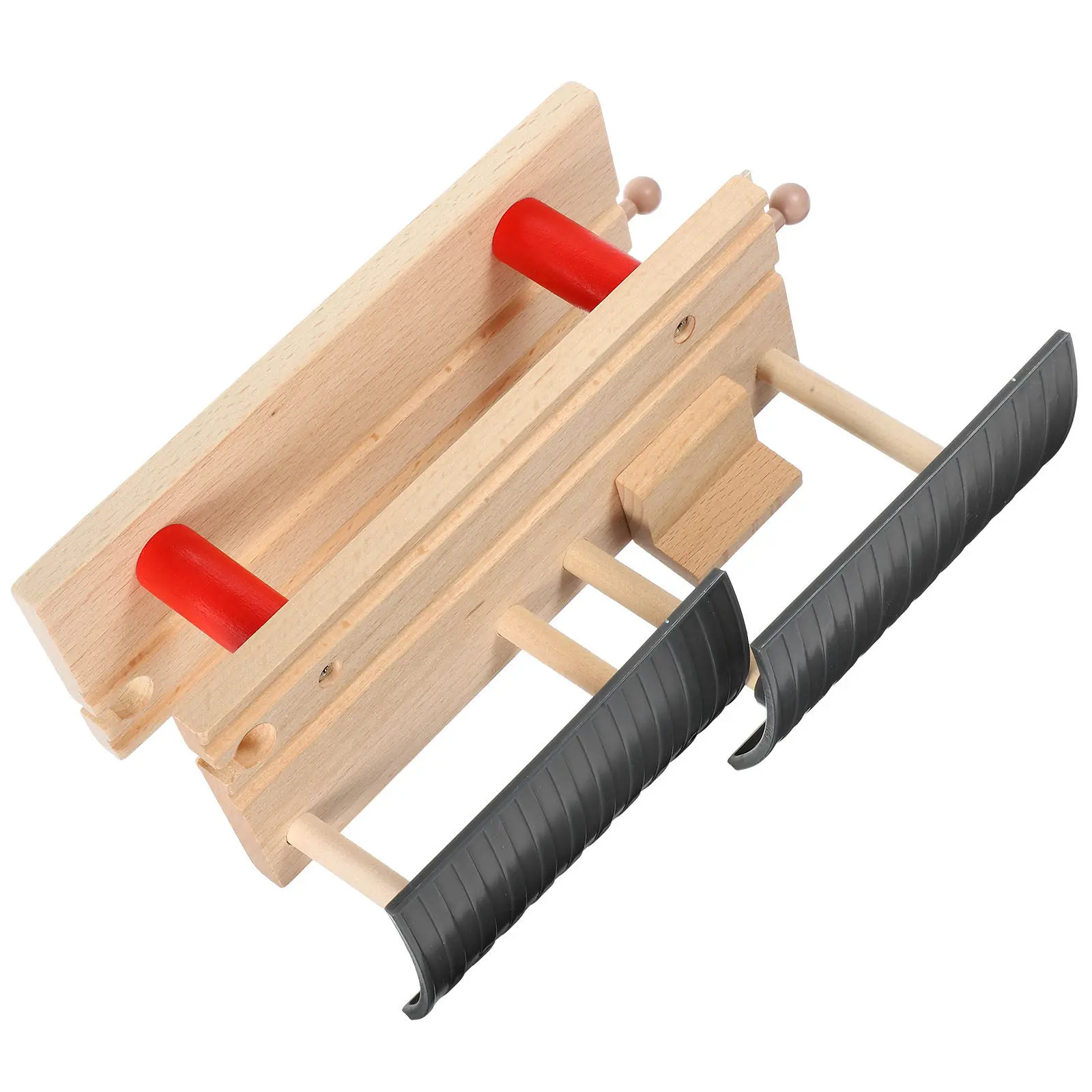 

1Set Wooden Railway Station Double-Deck Platform Weather-Resistant Kids Creative DIY Playing Train Track Accessory