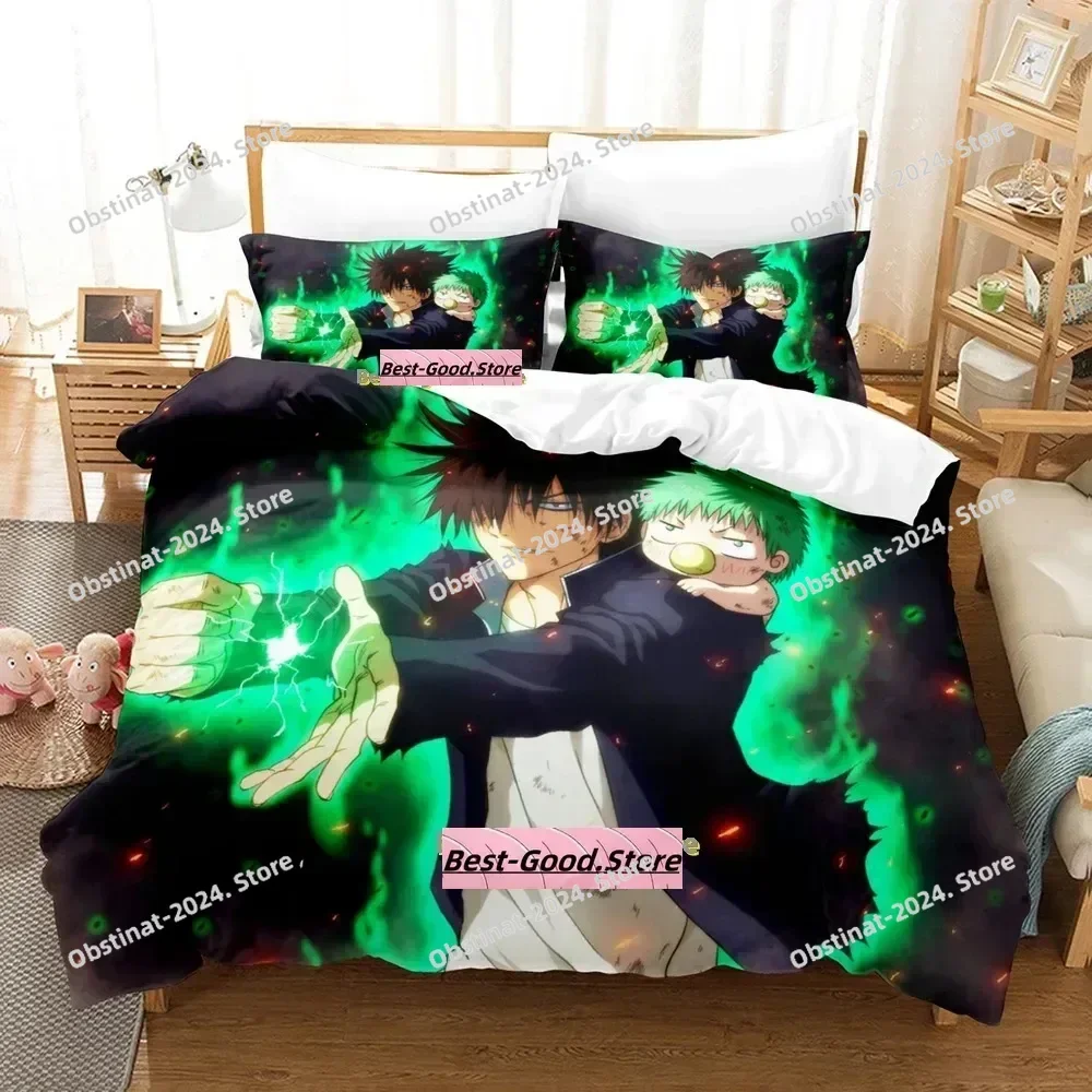 

2024 Beelzebub Bedding Set Single Twin Full Queen King Size Bed Set Adult Kid Bedroom Duvetcover Sets Print Anime Bed Sheet Set