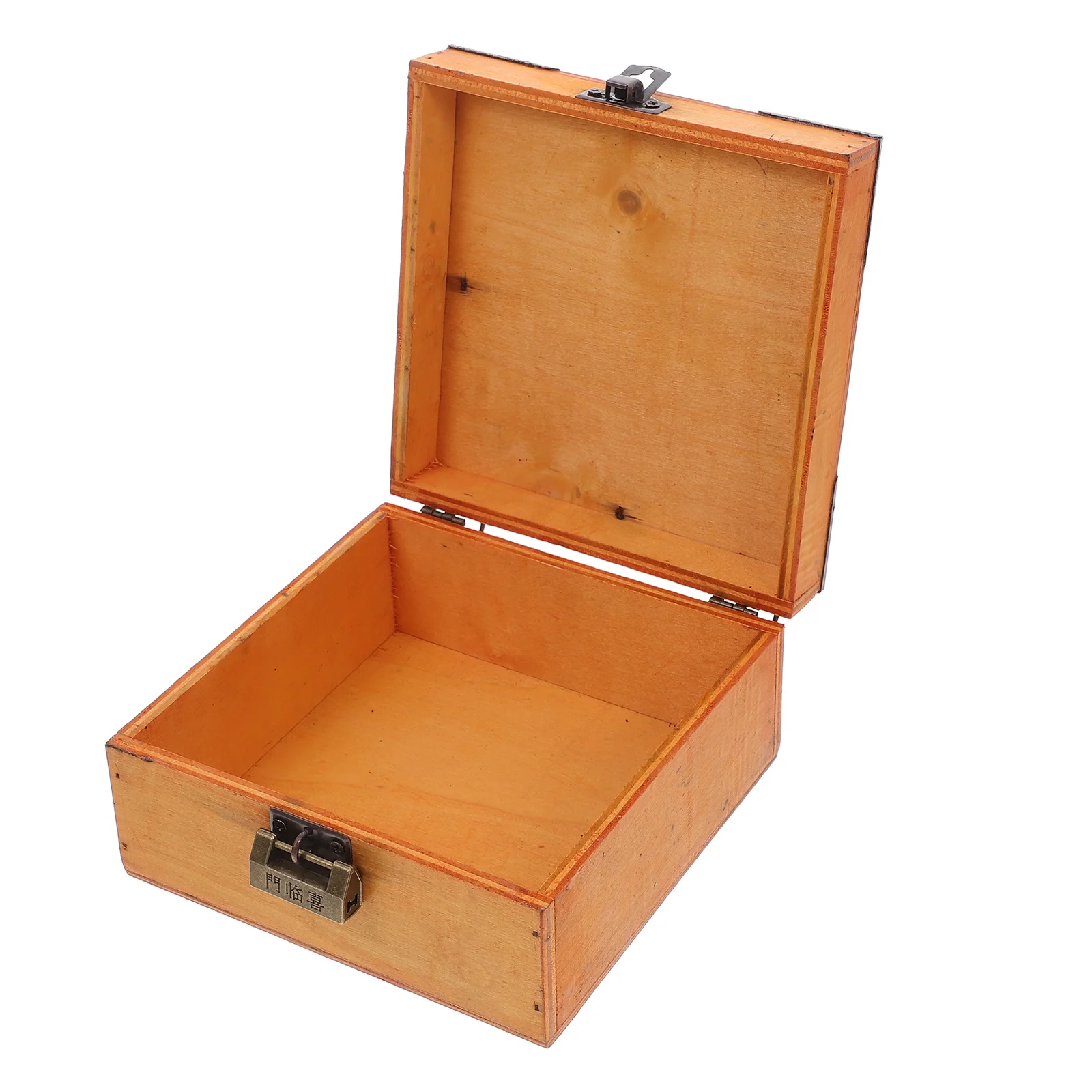 

Wooden Vintage Treasure Box Decorative Jewelry Lockable Storage Case Retro Trinket Organizer for Ring Bracelet Earring