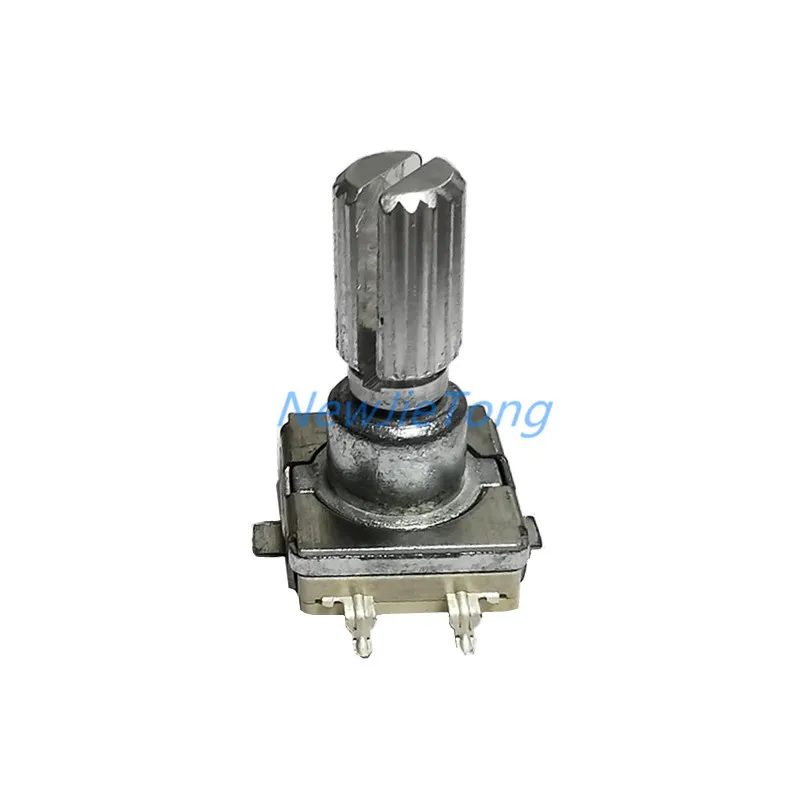 2pcs 360 Degree Rotary Encoder Switch EC11 With Push Switch 30 Position 5pin SMD Type Handle Length 17mm Plum Shaft