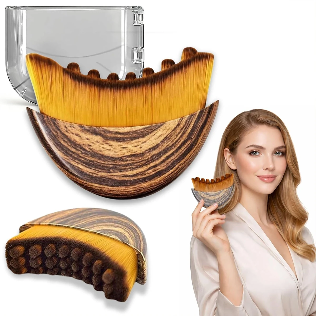 

Lymphatic Contour Face Brush, Chin & Jawline Sculpting, Drainage Massager for Face, Ergonomically Designed to Fit the Skin Precisely