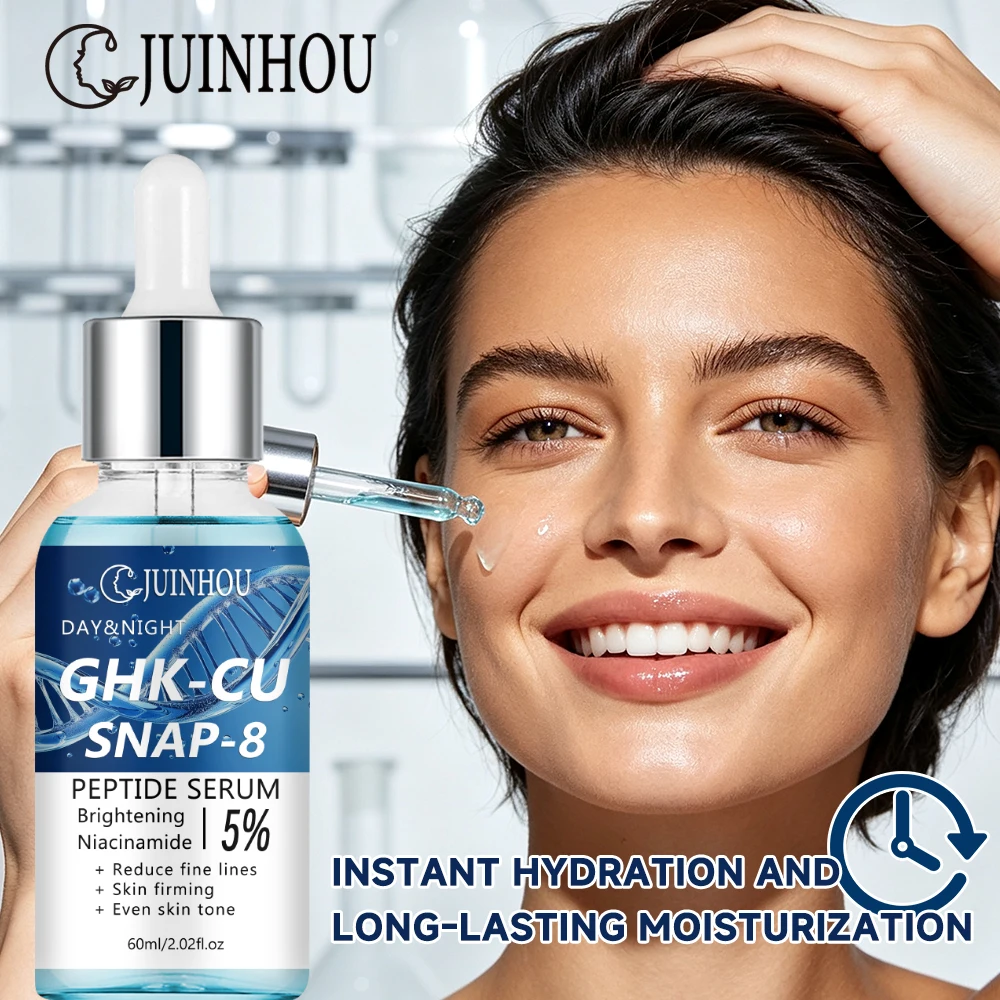 JUINHOU GHK‑CU SNAP‑8 Facial Serum Firming Lifting Brightening Moisturizing Smoothing For All Skin Types Daily Facial Skin Care