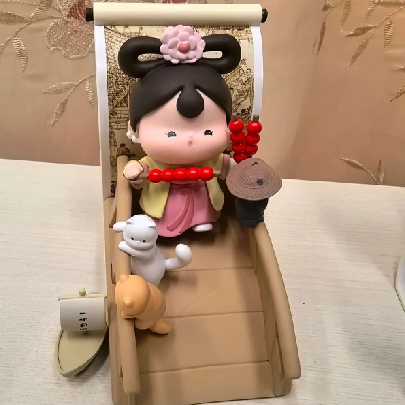 متحف القصر الصين الثقافية الإبداعية باو جيي اللوحات الشهيرة سلسلة كرونيكل صندوق أعمى نموذج يعرض جمع الهدايا اللعب #4