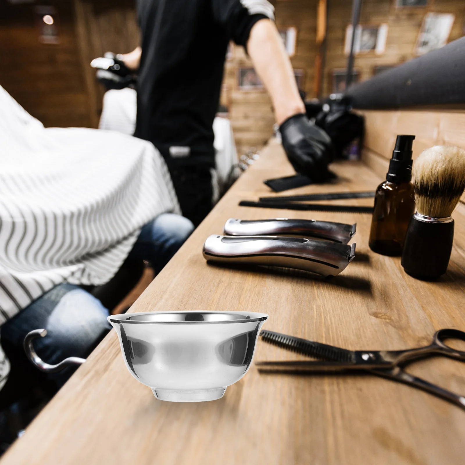 Crema per tazza a bolle per uomo Barbiere Strumento per rasatura Tazza Strumento per barbiere Sapone Schiuma Sapone Schiuma Ciotola Ciotola