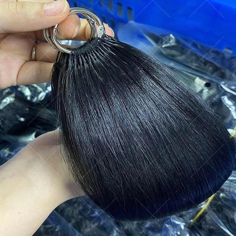 Estensioni dei capelli con piume vergini vietnamite da 18 "-28" Capelli umani 100% veri capelli naturali comodi e invisibili