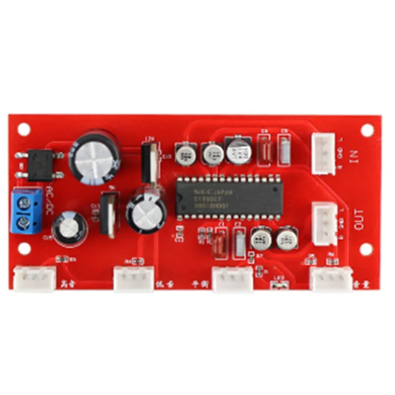 B47C UPC1892 HIFI Stereo Preamplifier Volume Tone Control, Treble Balance Bass Finished Board Potentiometer Separation