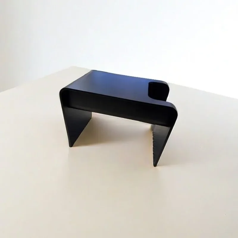 European Type C Coffee Table Cream Wabi-sabi Wind Sofa Side   Tea Small Apartment Bay Window,   Cabinet