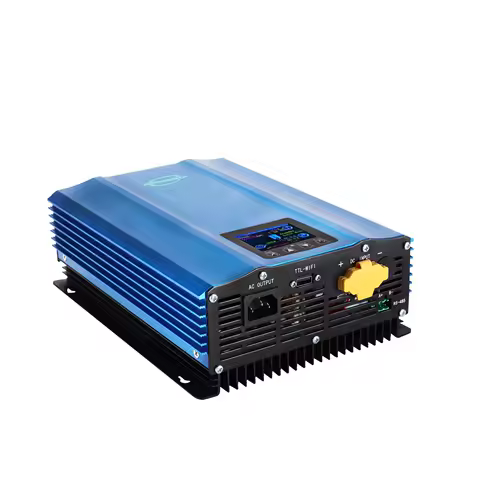 Grid Tie Inverter 800W,16-28V Input 12V Battery Discharge On Grid Inverter with Limiter Function WIFI Remote Control Optional