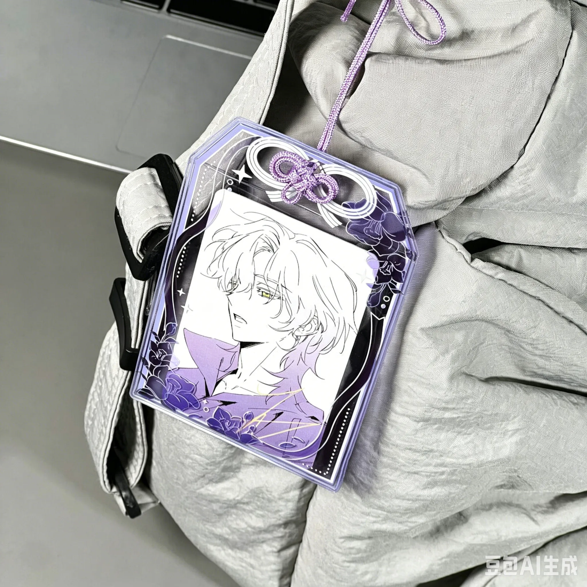 Ribbon Omamori PVC-Kartenhalter 3 Zoll Fotokarten-Polaroid-Kartenhülle Display-Schutz Aufbewahrung Ita Bag Charm – Detail 2