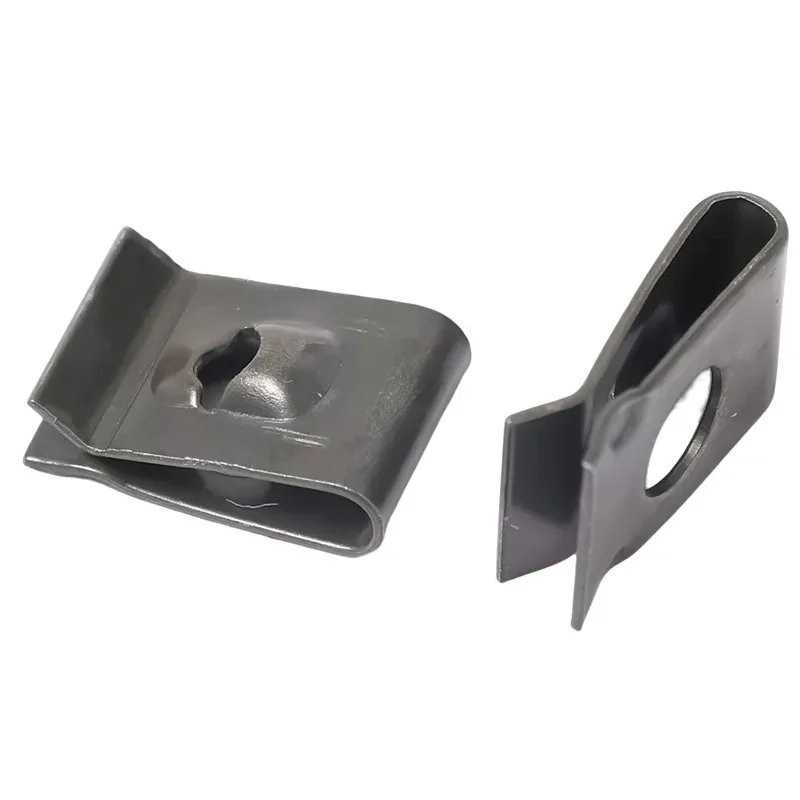 Mixed Car Motorcycles Metal Screw Tapping Fastener Clip U-Type Clip with Screw Anti-rust Protection Clip Screw Buckle Iron Sheet