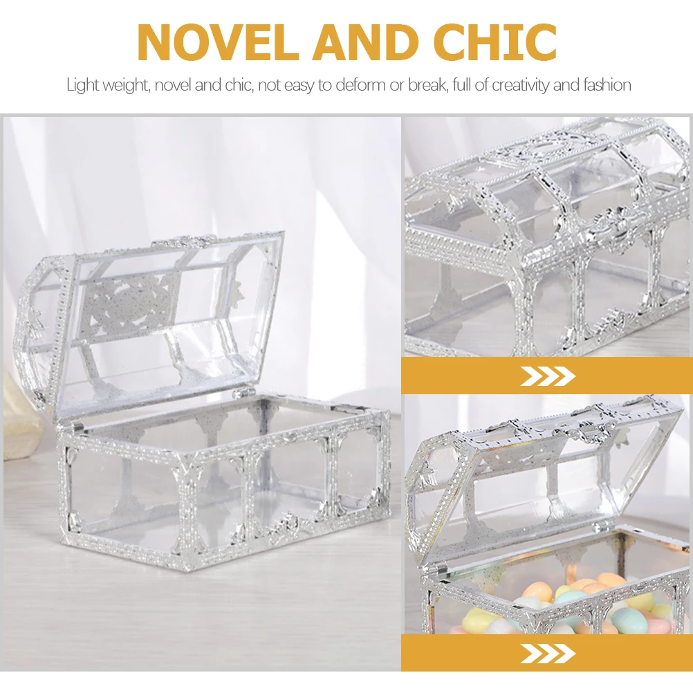 

3 Pcs Boxes Plastic Perfect Wedding Party Favors Gift Boxes Hold C ies Small Items Lightweight Creative Fashionable