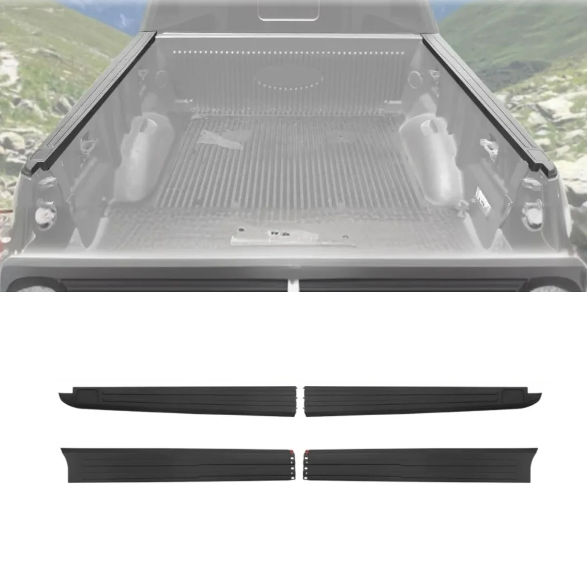 

Car Rear Bucket Handle Buckle Cover Plate For Ford Raptor F150 2015-2020 Body Kit Car Accessories