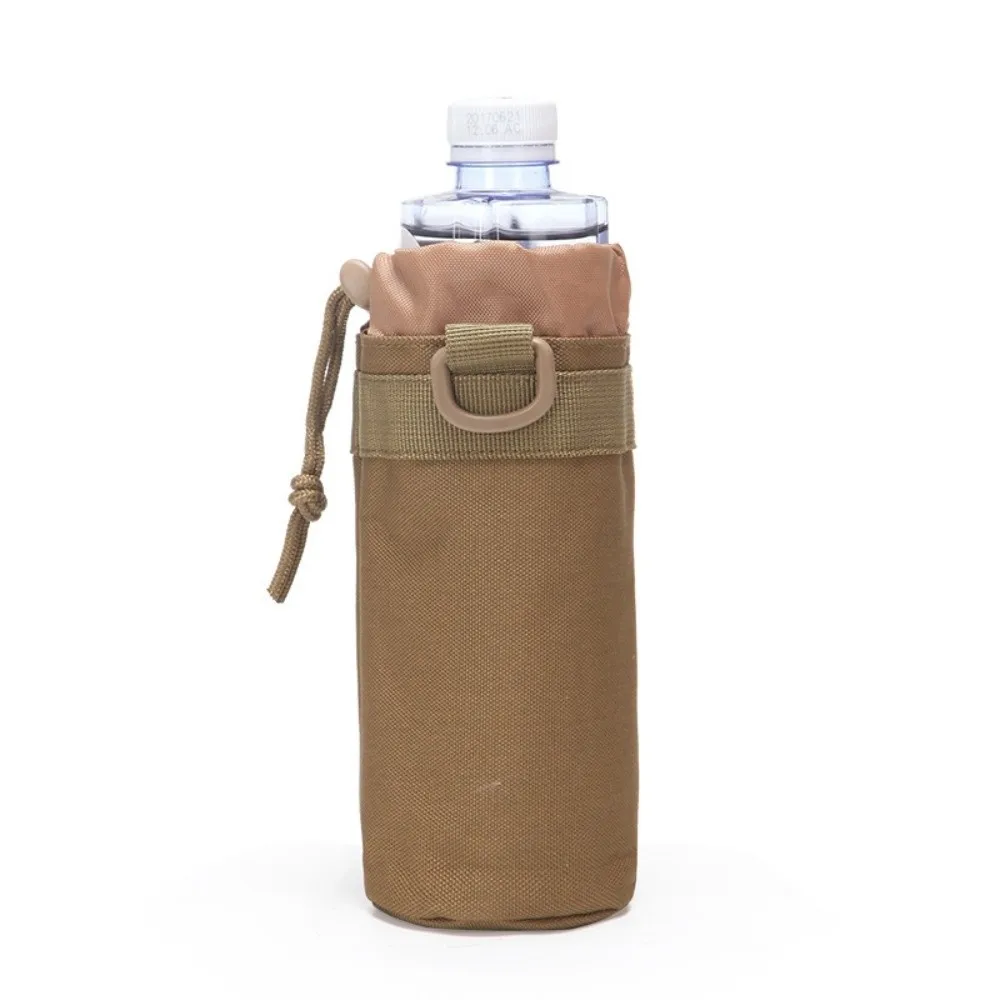 Multifunction Water Bottle Carrier Bag Drawstring Closure Adjustable Strap Water Bottle Pouch Holder Durable Kettle Carrier